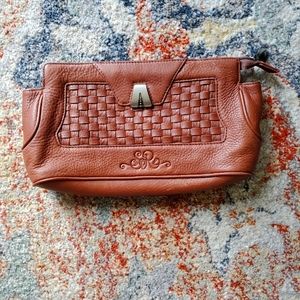 Leather clutch
